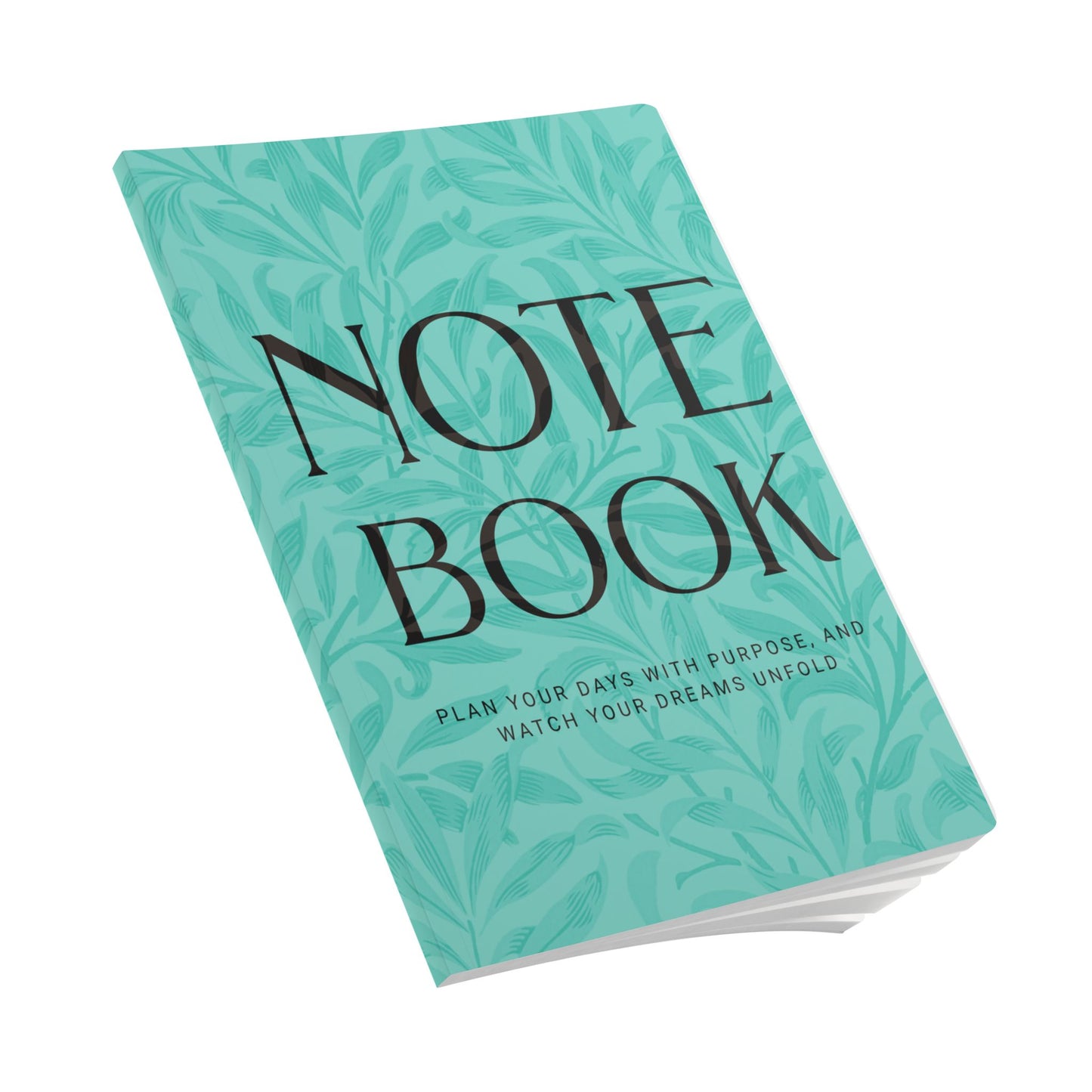 Candy Shop Leaves A5 Lined Journal Minimal Botanical Notebook | Coordinated Collection