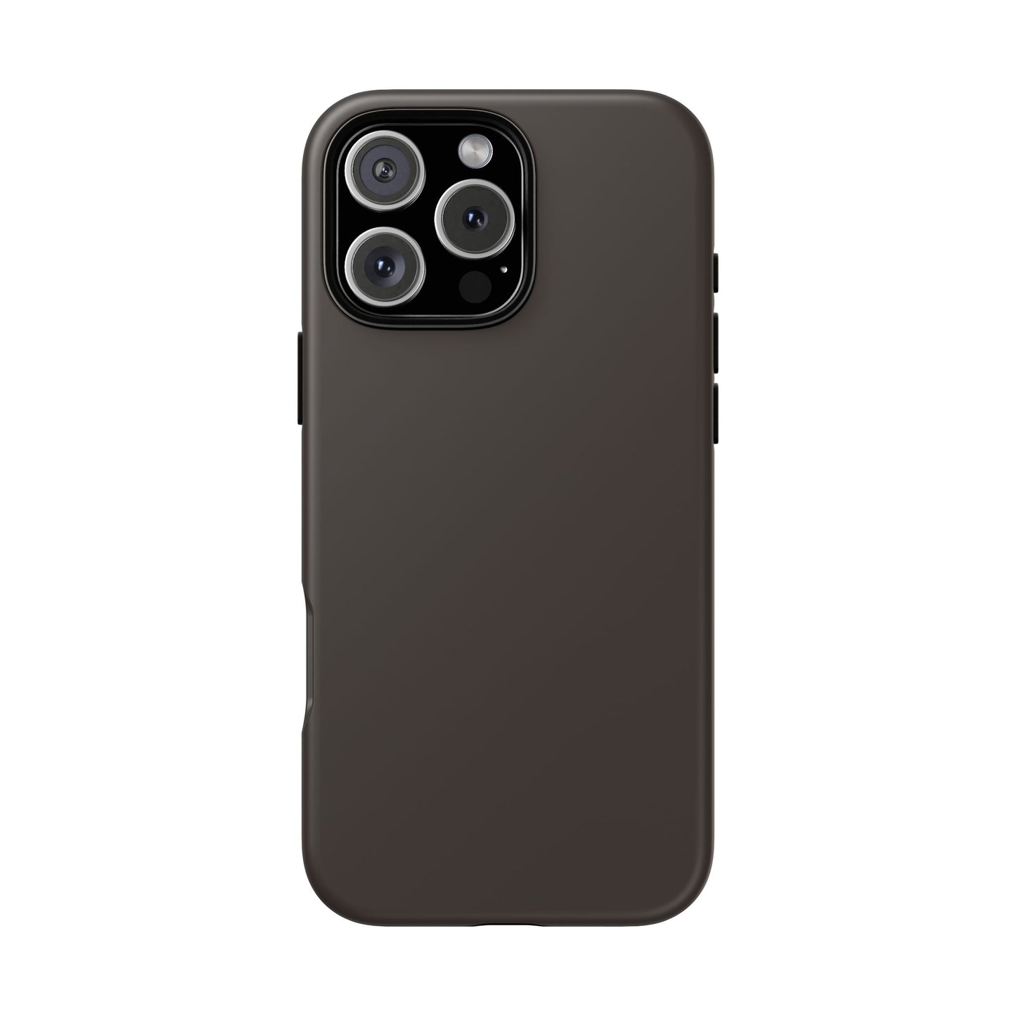 Muted Charcoal Tough Cell Phone Case Matte or Glossy Protective Case iPhone Samsung