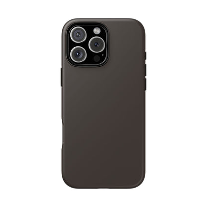 Muted Charcoal Tough Cell Phone Case Matte or Glossy Protective Case iPhone Samsung