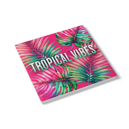 Tropical Vibes Ceramic Coaster