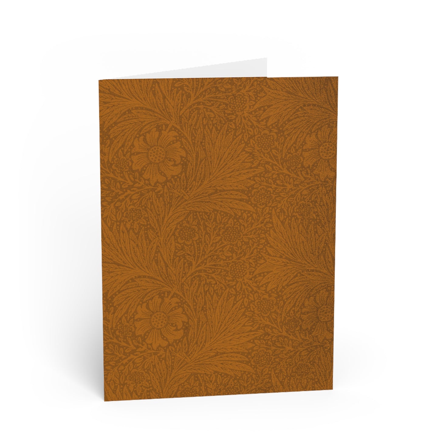 Saddle Tan Note Cards Minimal Botanical Stationery Set