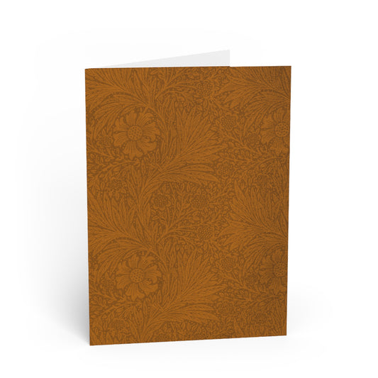 Saddle Tan Note Cards Minimal Botanical Stationery Set