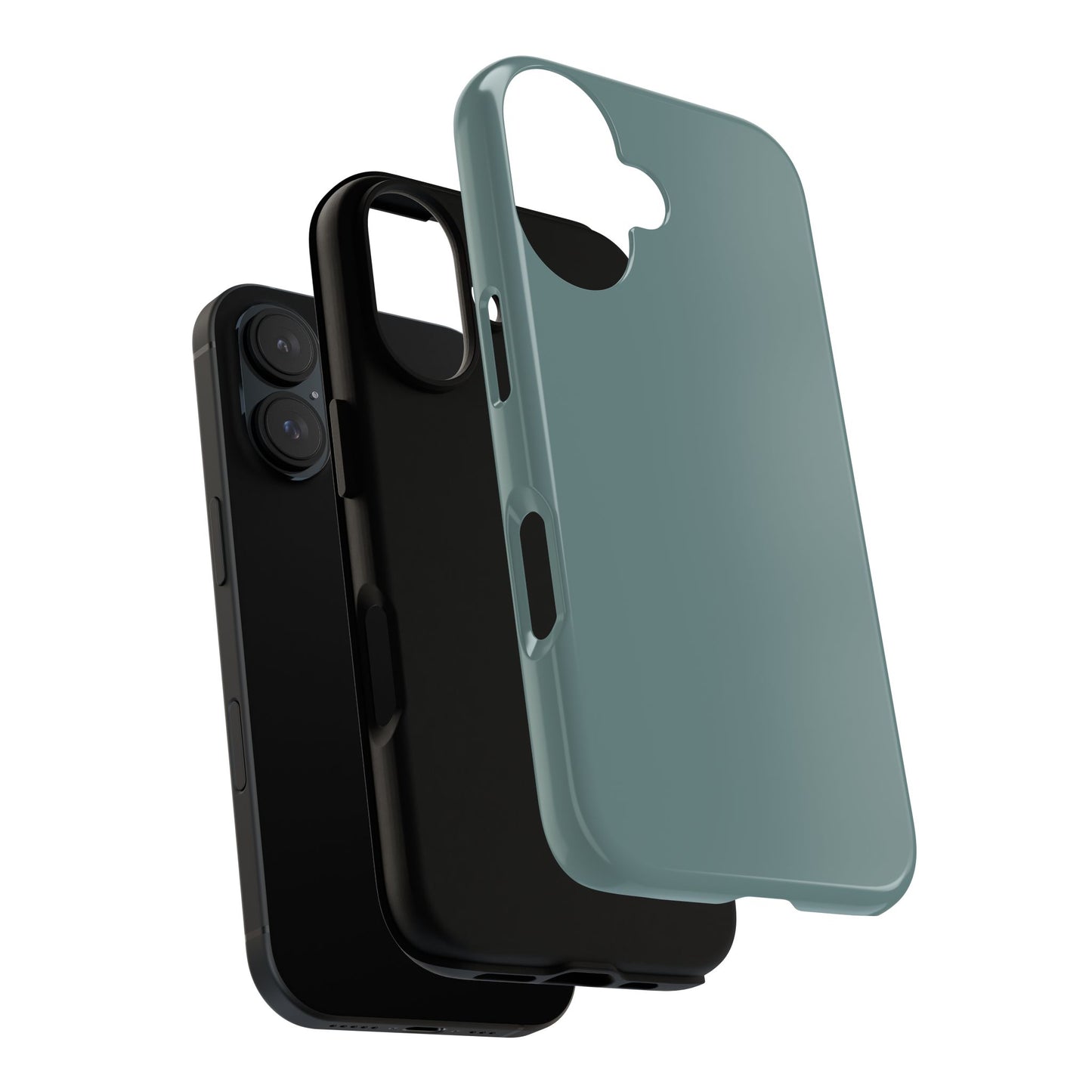 Dusty Blue Tough Cell Phone Case, Matte or Glossy Iphone and Samsung