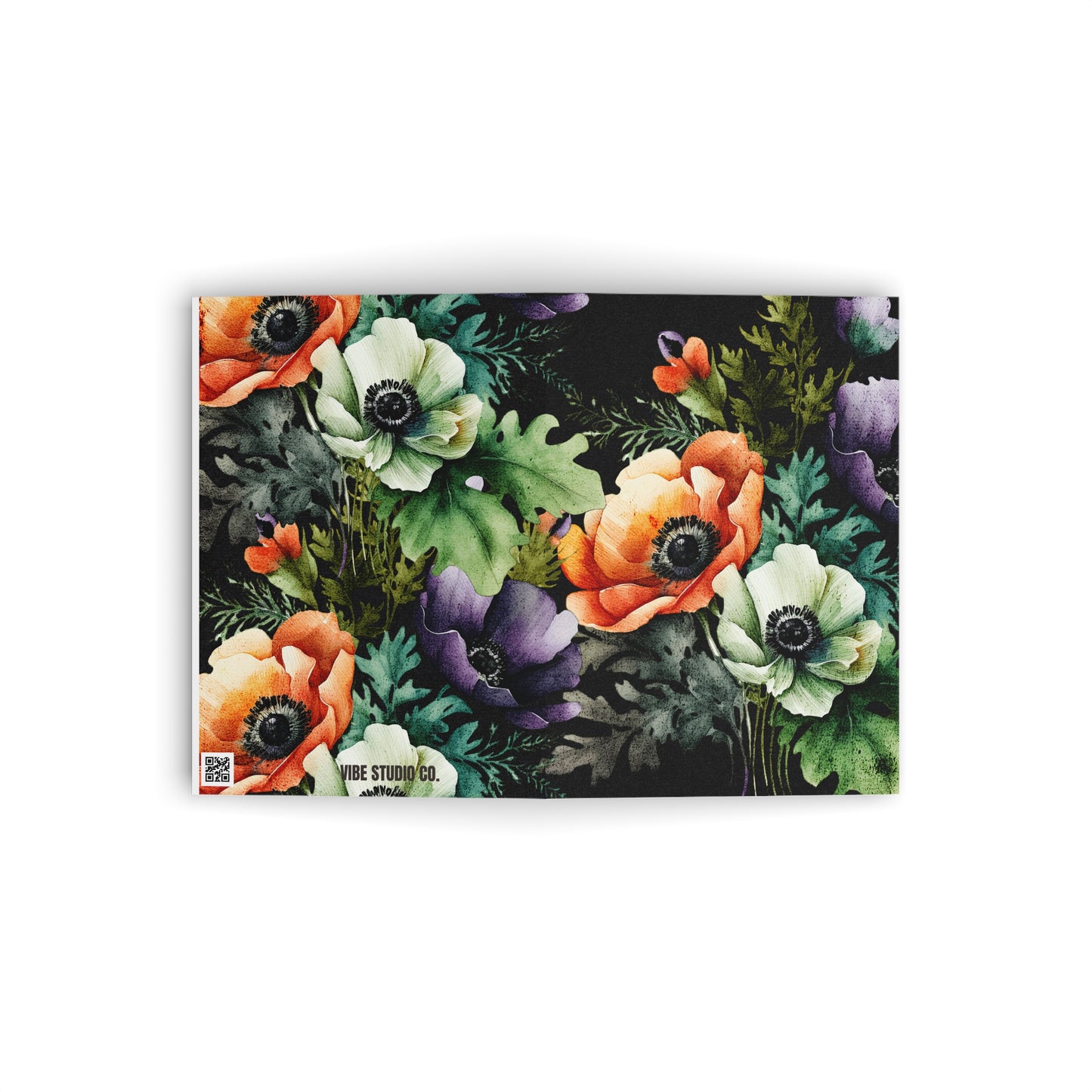 Decorated Floral Note Cards Botanical Floral Stationery Set