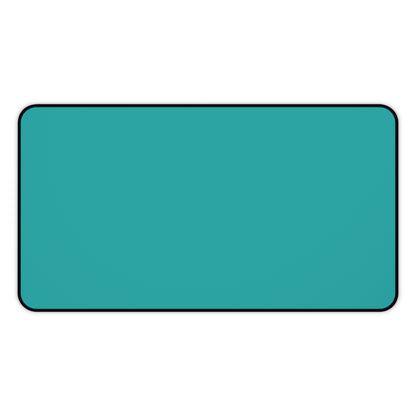 Deep Aqua Desk Mat Color Coordinated Collection (12x18, 12x22, 16x32)