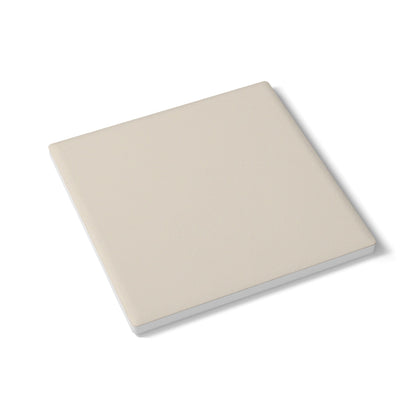 Latte Cream Ceramic Coaster Round or Square | Coordinated Collection