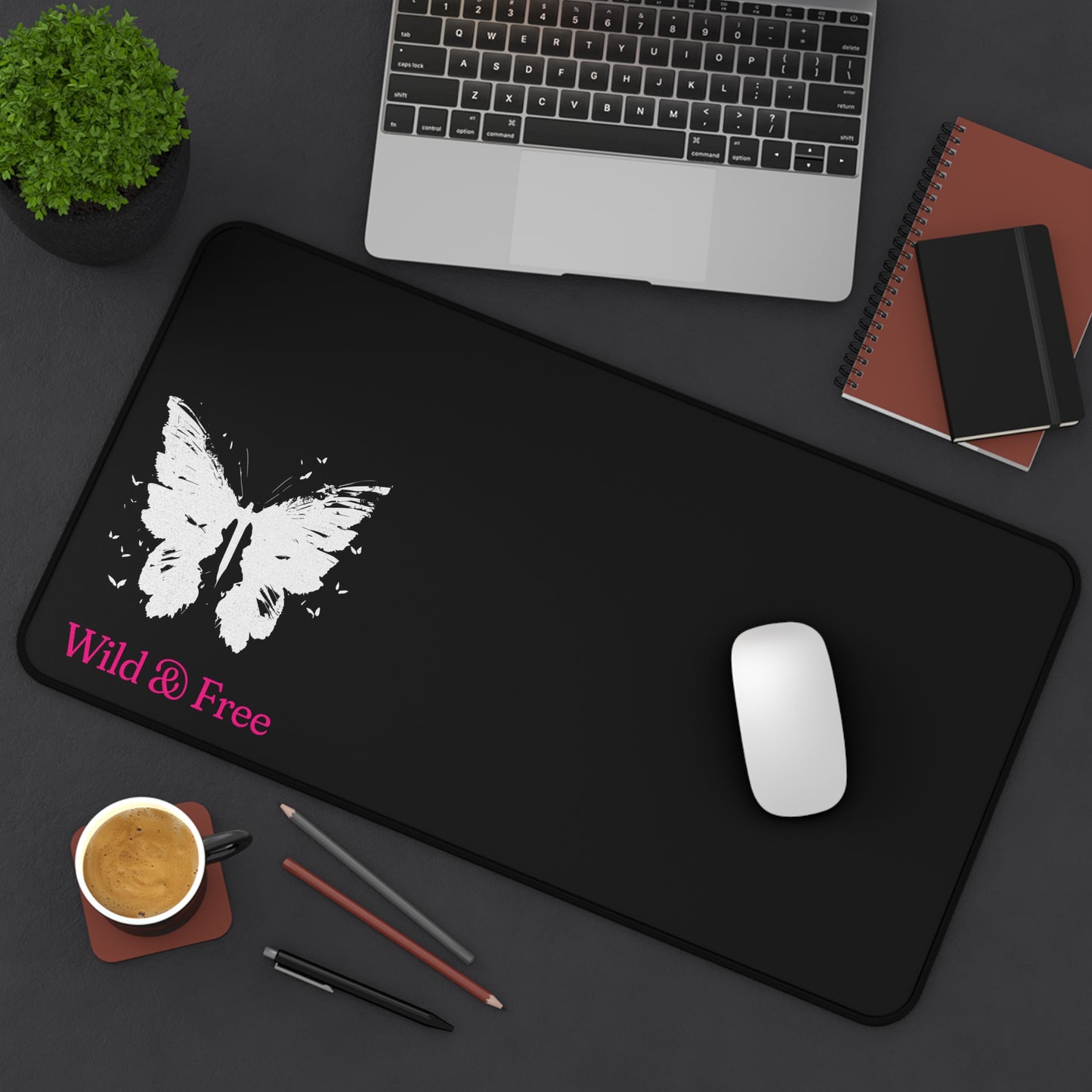 Wild & Free Butterfly Desk Pad