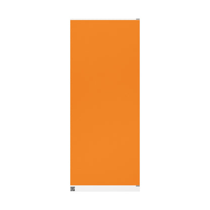 Tangerine Wrapping Paper Matte or Glossy Gift Wrap 3 Sizes Fine Art Paper