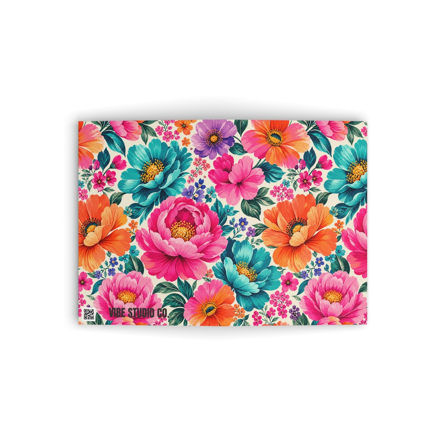 Dreamy Floral Folded Note Card Set Floral Stationery