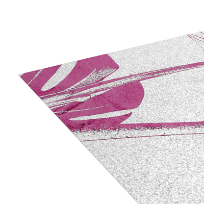 Monstera Leaf Lilac Wine Postcards