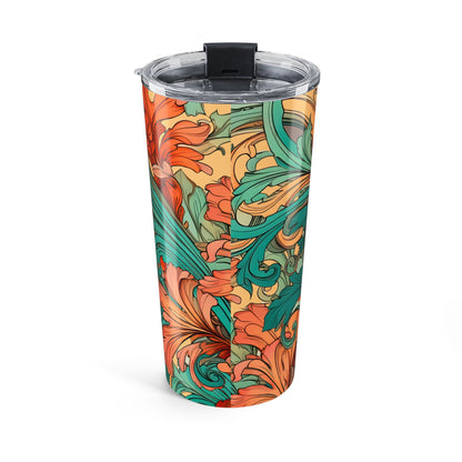 Coral Flourish 20oz Tumbler Insulated Travel Mug
