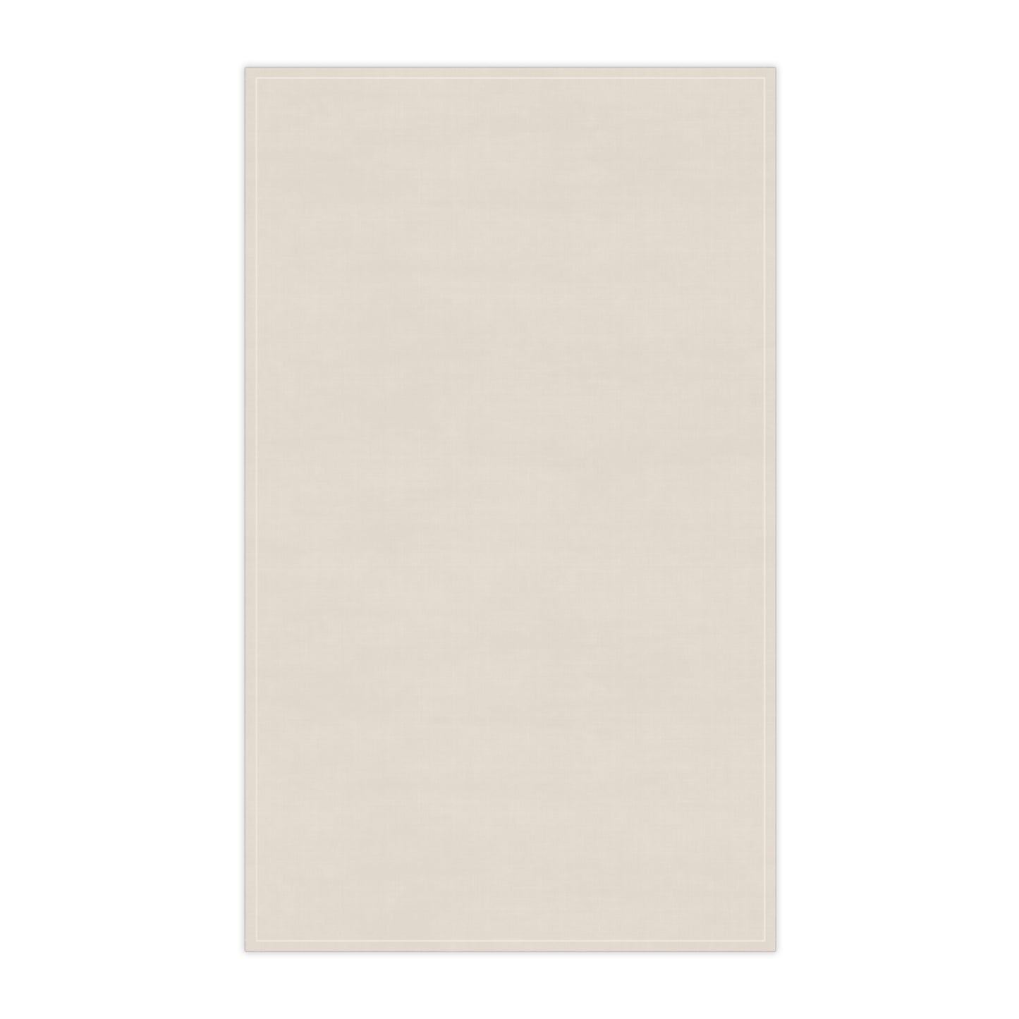 Latte Cream Cotton Twill Tea Towel 18 x 30