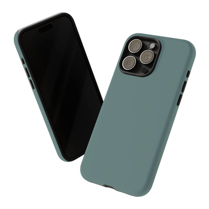 Dusty Blue Tough Cell Phone Case, Matte or Glossy Iphone and Samsung