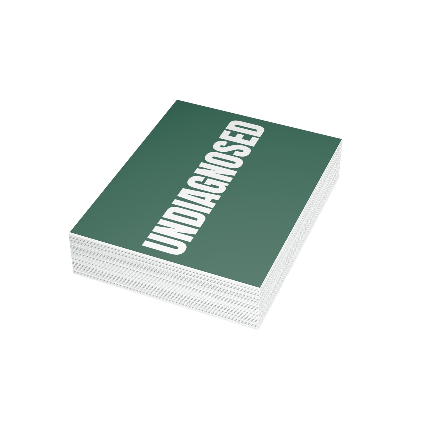 Leaf Green Postcard Set Pack of 10, 30 or 50 w/ Envelopes | Coordinated Collection