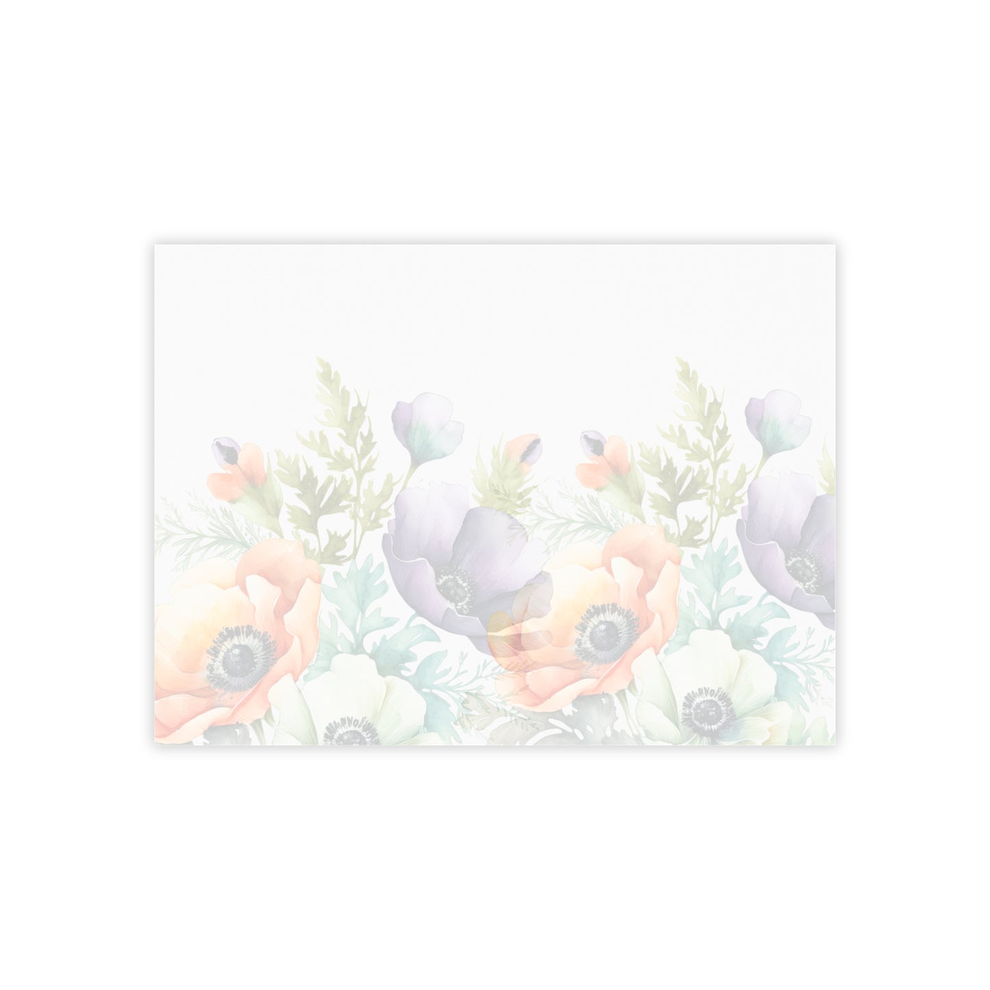 Decorated Floral Sticky Notes Botanical Floral Post It Notes (7 Sizes)