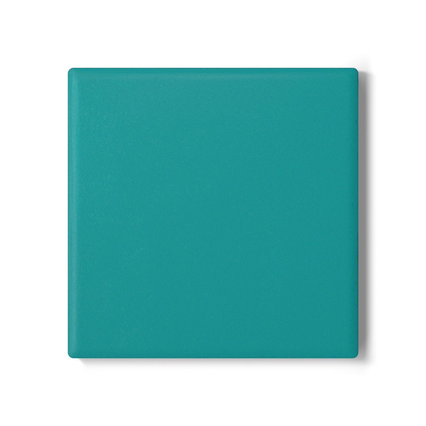 Deep Aqua Ceramic Coaster Round or Square | Coordinated Collection