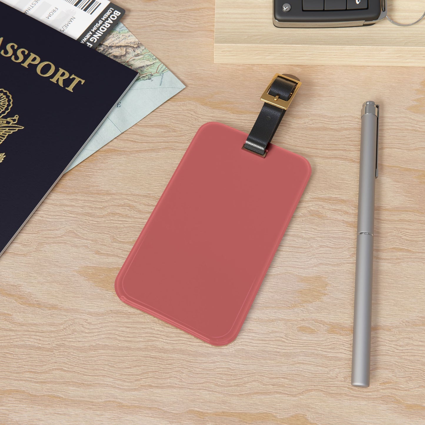 Red Autumns Luggage Tag Acrylic Travel Tag