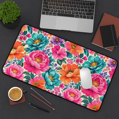Dreamy Floral Desk Mat 3 Sizes Floral Mouse Pad