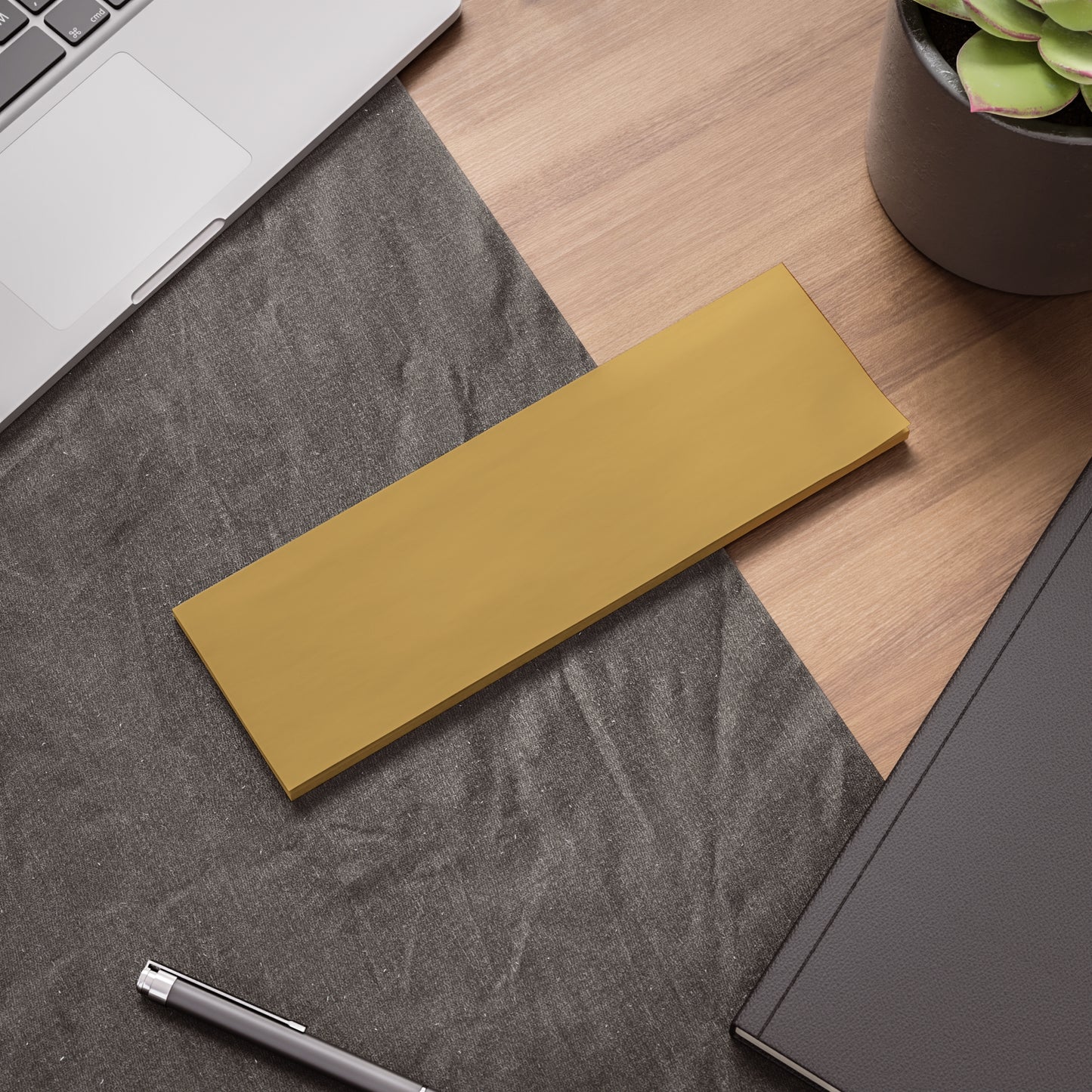 Muted Gold Post It Notes Coordinated Color Collection
