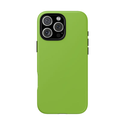 Muted Lime Tough Cell Phone Case Matte or Glossy Protective Case iPhone Samsung