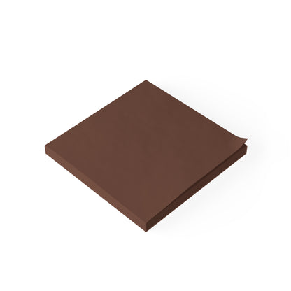 Chocolate Brown Post It Notes Coordinated Color Collection