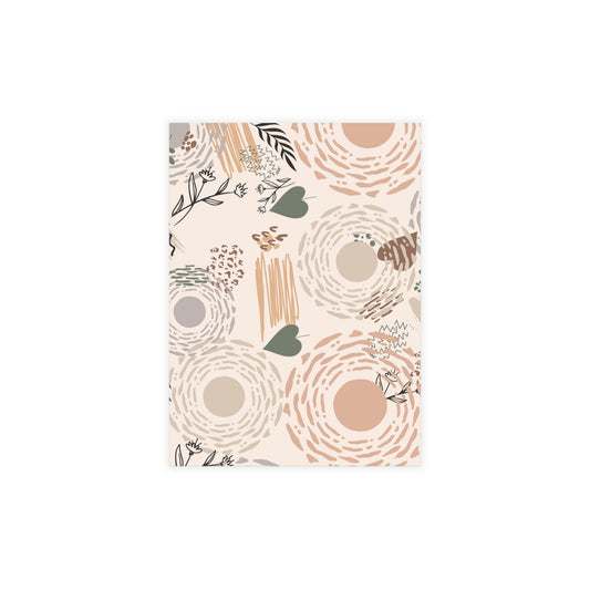 Neutral Flow Postcards Minimal Botanical Postcard Sets (10, 30 or 50)