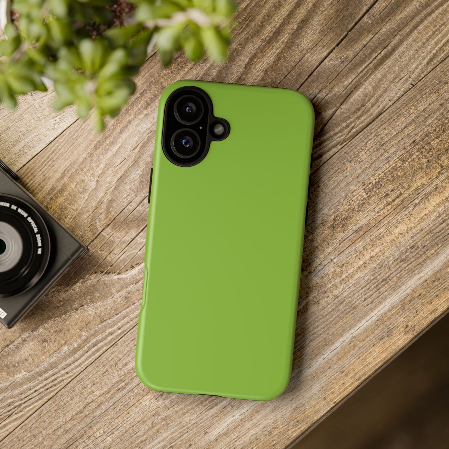 Muted Lime Tough Cell Phone Case Matte or Glossy Protective Case iPhone Samsung