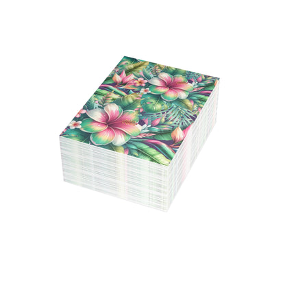 Paradise in Full Bloom Postcard Tropical Floral Botanical Postcards (30, 40 or 50)