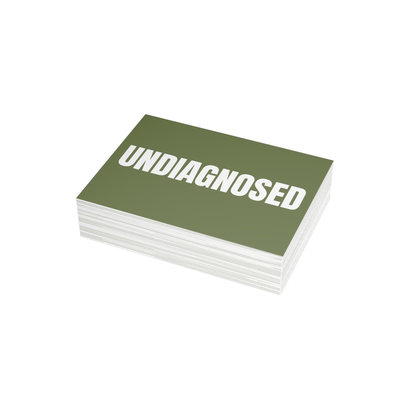 Olive Postcard Set Pack of 10, 30 or 50 w/ Envelopes | Coordinated Collection