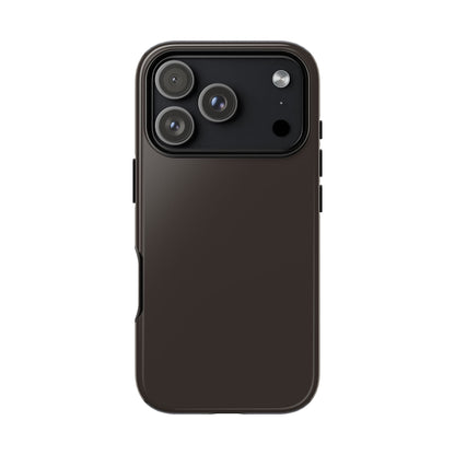 Muted Charcoal Tough Cell Phone Case Matte or Glossy Protective Case iPhone Samsung