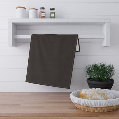 Muted Charcoal Cotton Twill Tea Towel 18 x 30