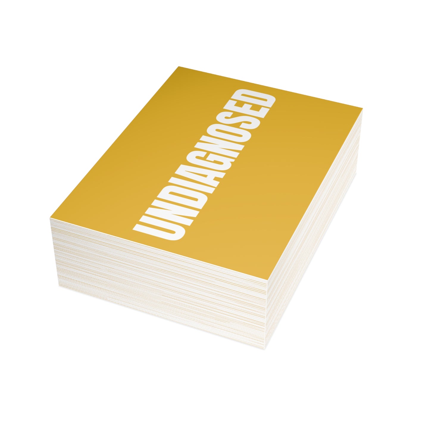 Honey Yellow Postcard Set Pack of 10, 30 or 50 w/ Envelopes | Coordinated Collection