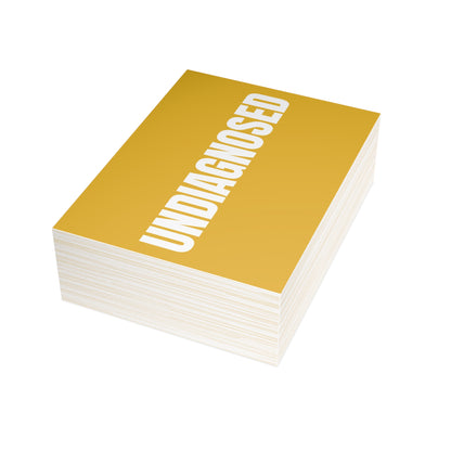 Honey Yellow Postcard Set Pack of 10, 30 or 50 w/ Envelopes | Coordinated Collection