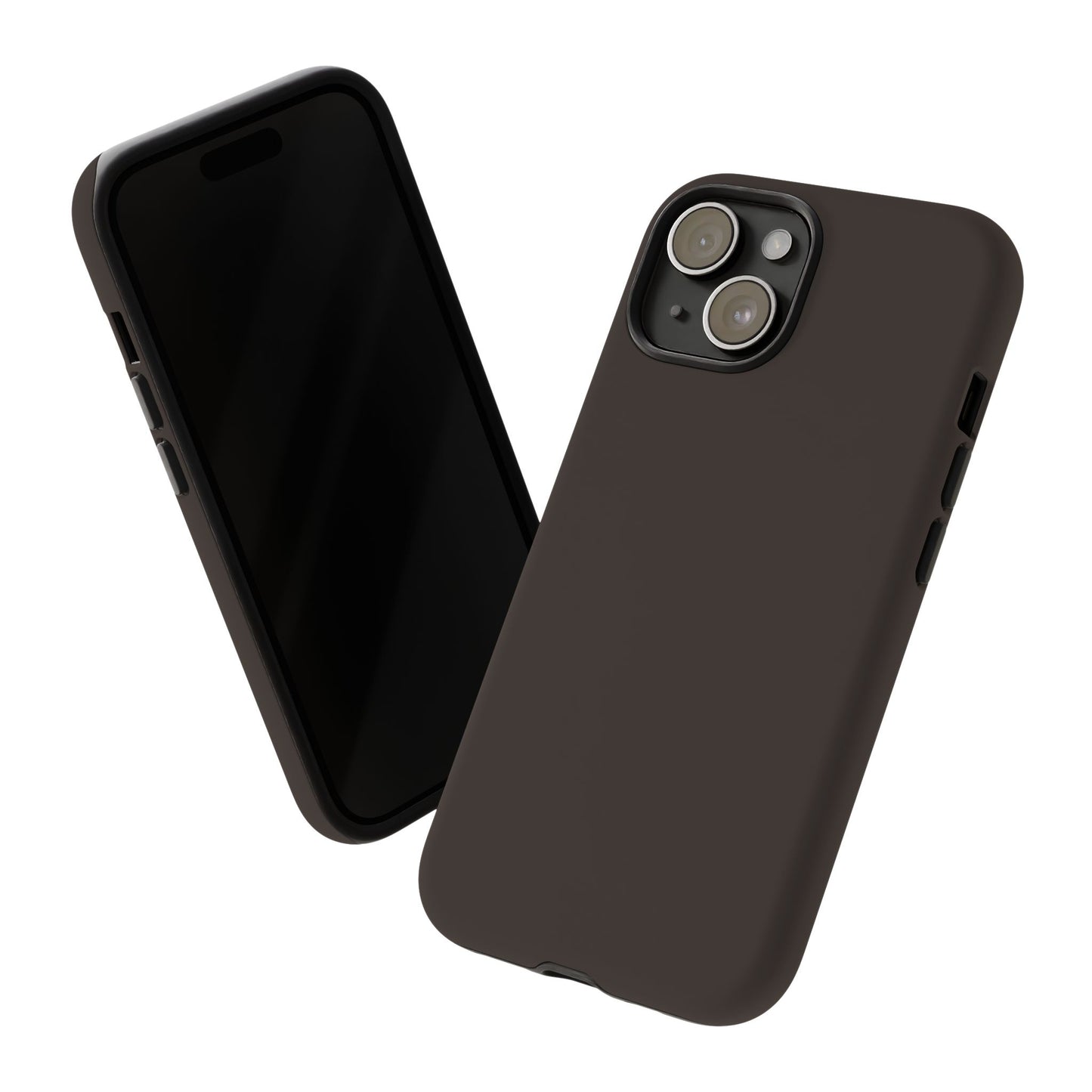 Muted Charcoal Tough Cell Phone Case Matte or Glossy Protective Case iPhone Samsung
