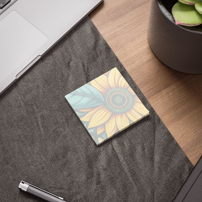 Sunflower Grove Sticky Notes Sunflower Post It Notes Botanical Notes (7 Sizes)