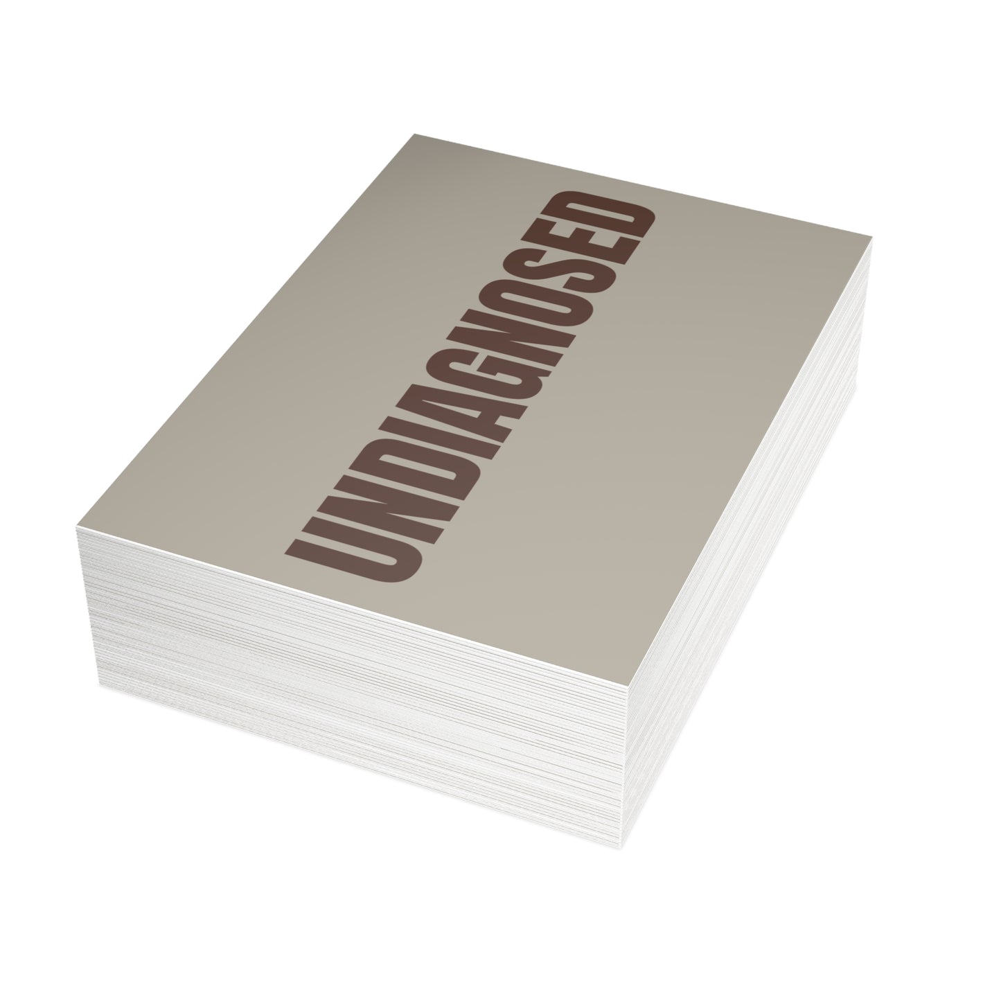 Warm Stone Postcard Set Pack of 10, 30 or 50 w/ Envelopes | Coordinated Collection