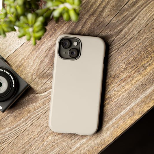 Latte Cream Tough Cell Phone Case Matte or Glossy Protective Case iPhone Samsung