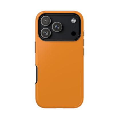 Tangerine Tough Cell Phone Case Matte or Glossy Protective Case iPhone Samsung