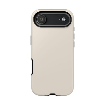 Latte Cream Tough Cell Phone Case Matte or Glossy Protective Case iPhone Samsung