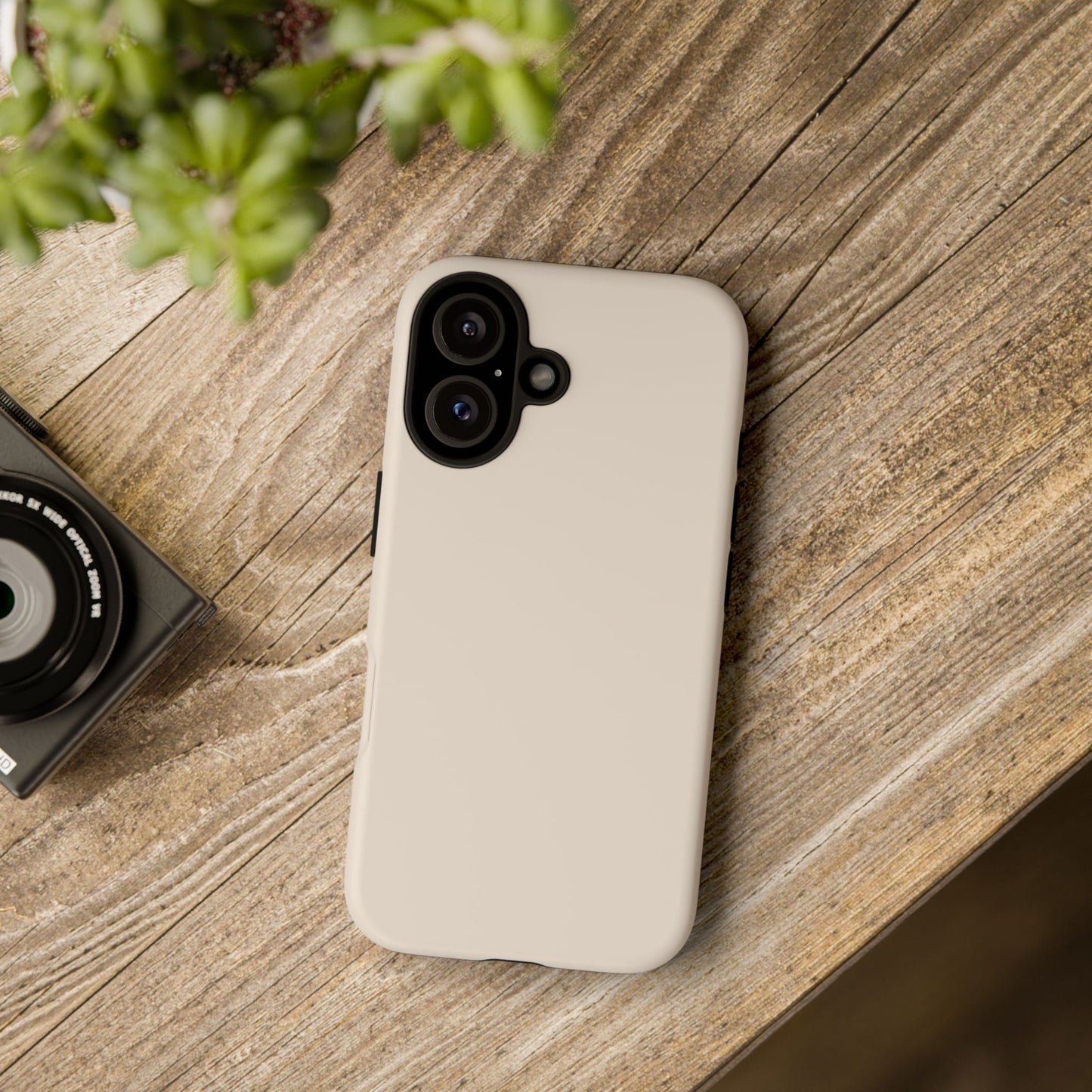 Latte Cream Tough Cell Phone Case Matte or Glossy Protective Case iPhone Samsung