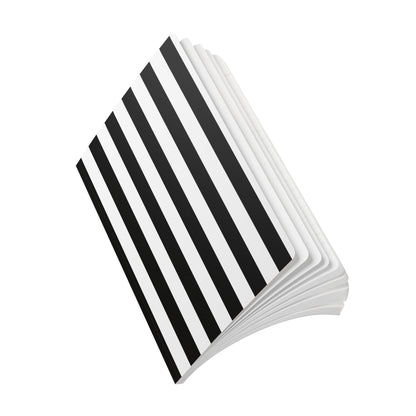 Black Stripe A5 Lined Journal, 100 or 200 pages