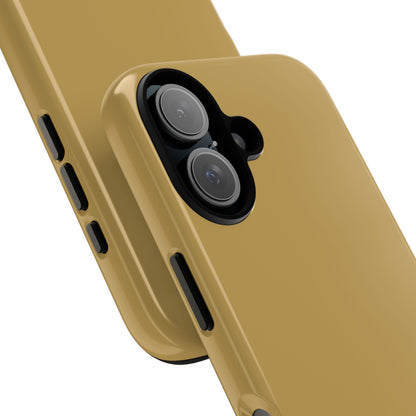 Muted Gold Tough Cell Phone Case Matte or Glossy Protective Case iPhone Samsung