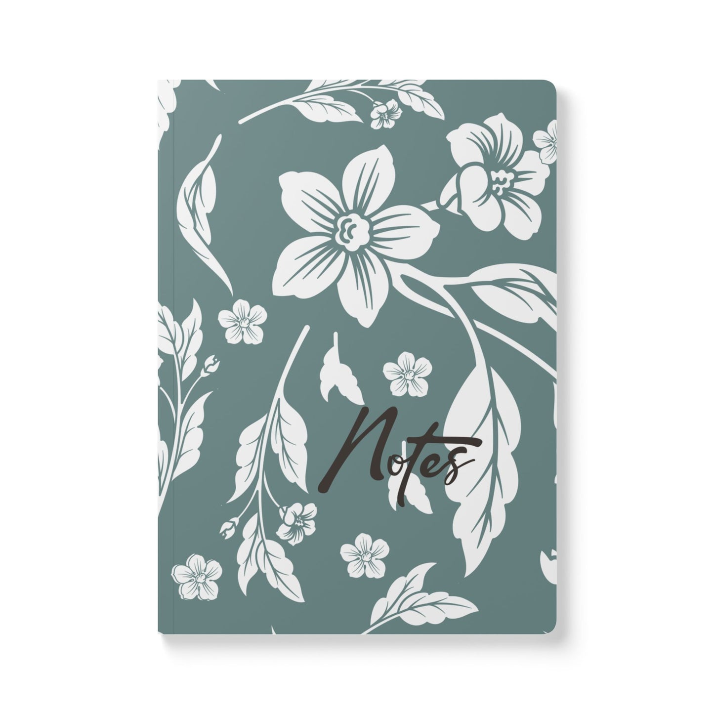 Dusty Blue Floral A5 Lined Journal Coordinated Collection