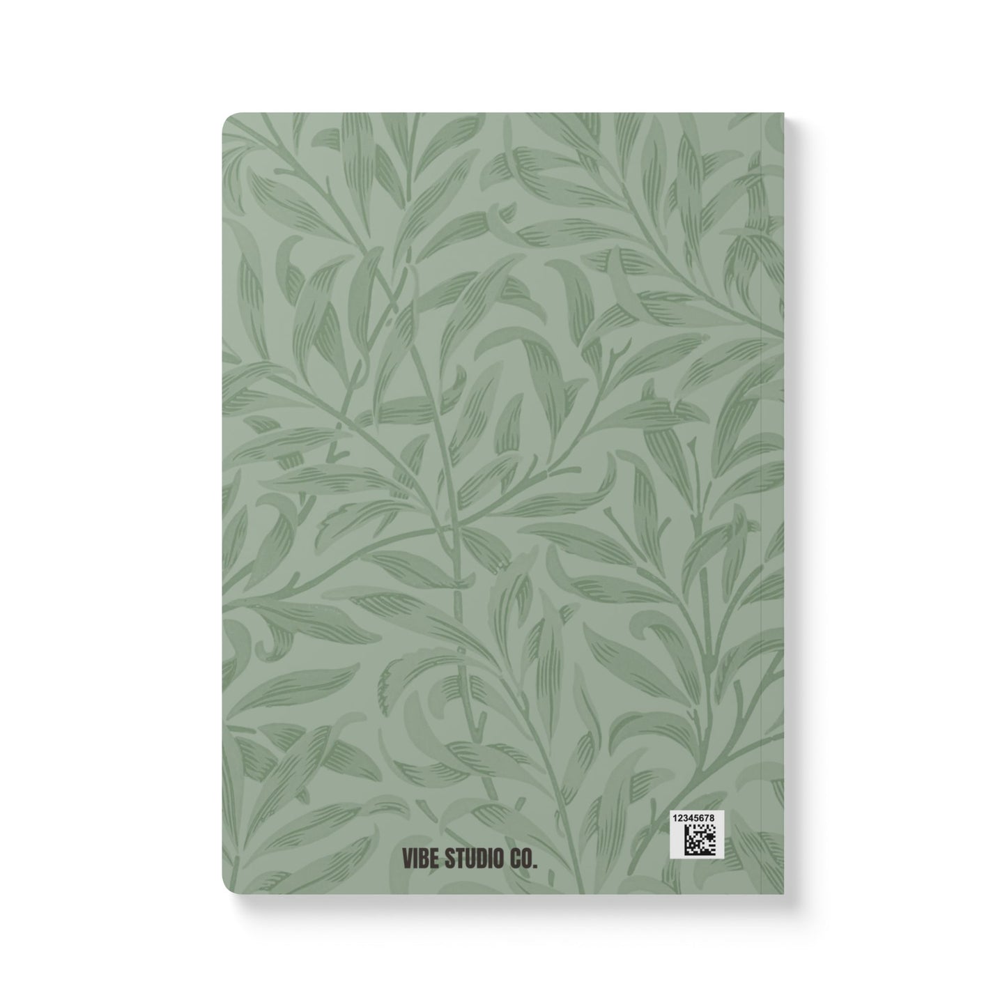 Sage Leaves A5 Lined Journal Minimal Botanical Notebook | Coordinated Collection
