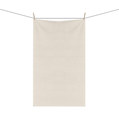 Latte Cream Cotton Twill Tea Towel 18 x 30