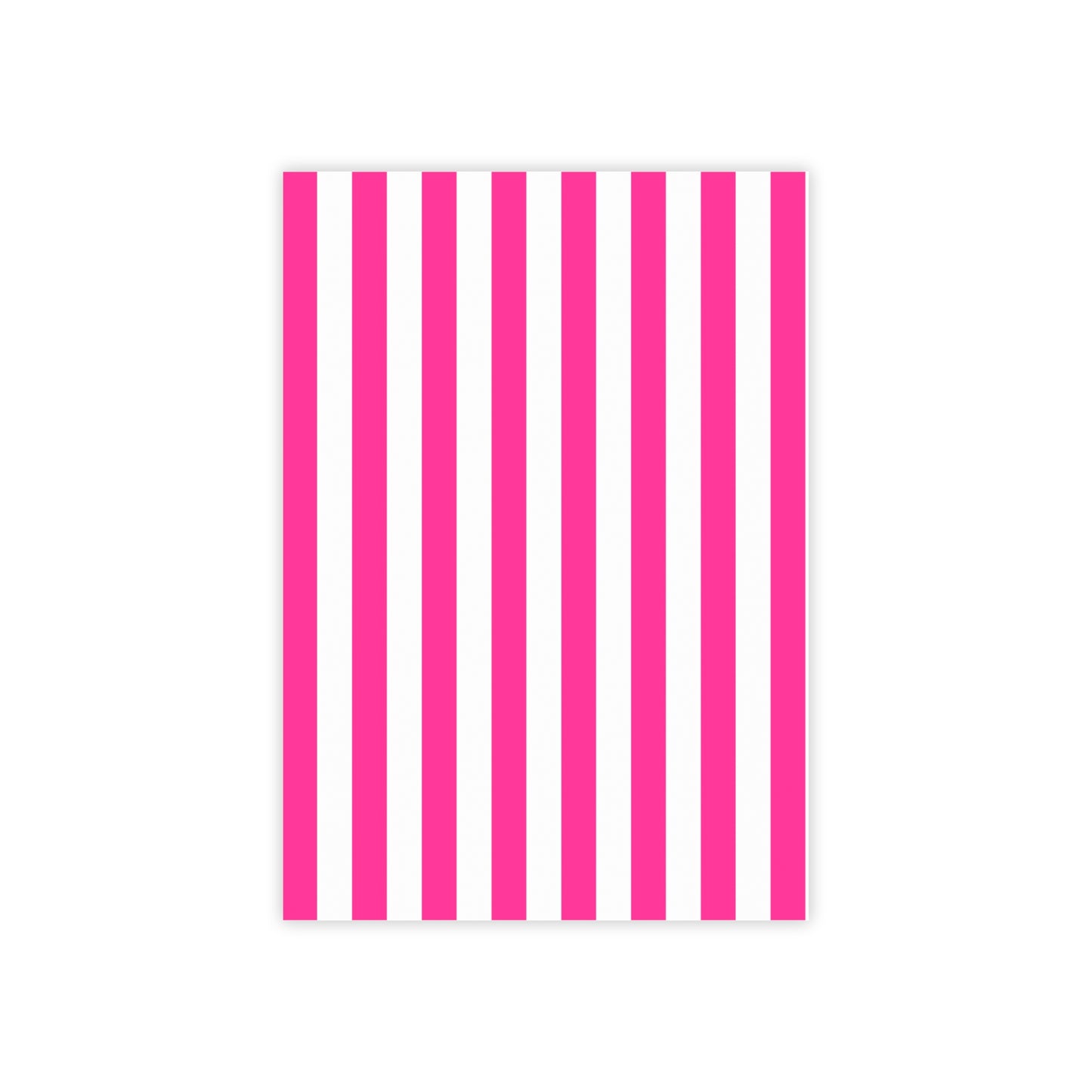 Pink Stripe Sticky Notes (7 Sizes)