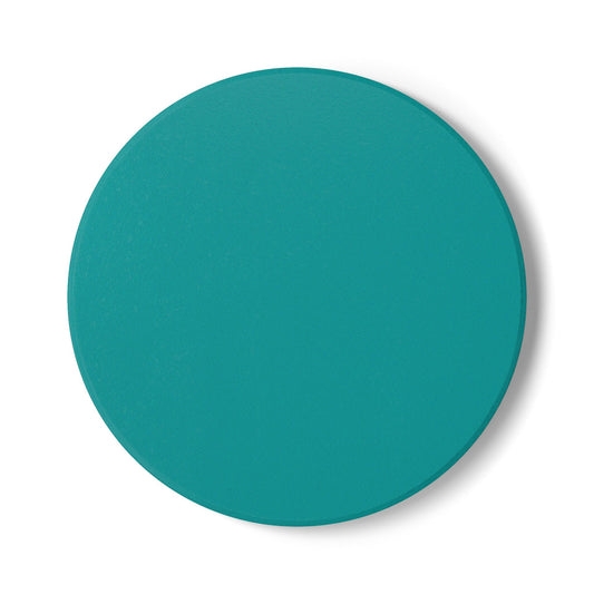 Deep Aqua Ceramic Coaster Round or Square | Coordinated Collection