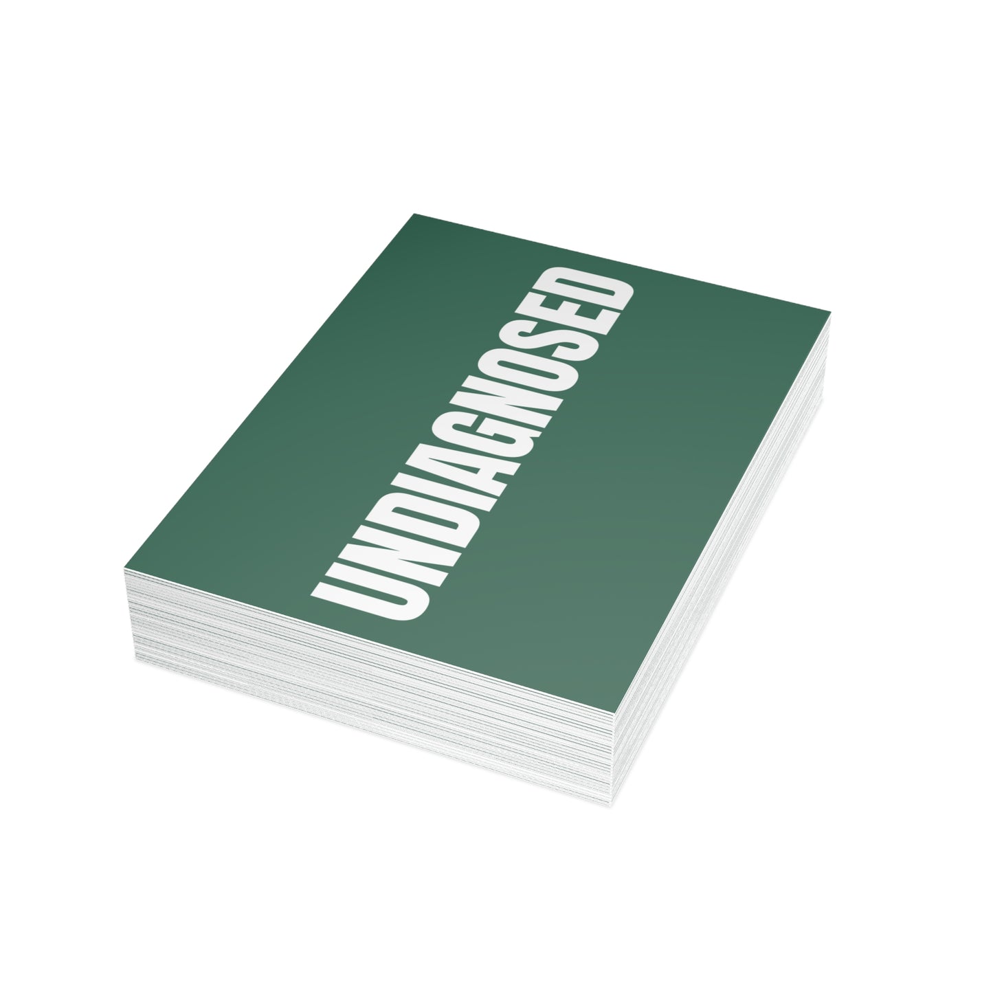 Leaf Green Postcard Set Pack of 10, 30 or 50 w/ Envelopes | Coordinated Collection