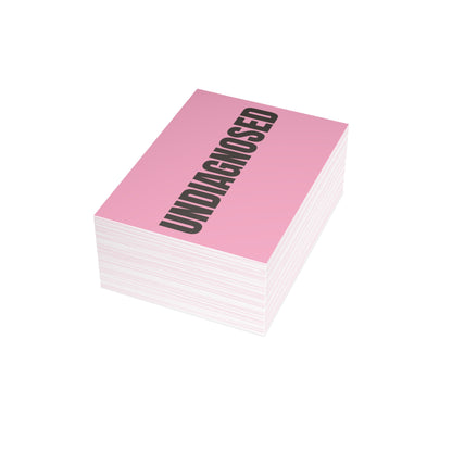 Light Pink Postcard Set Pack of 10, 30 or 50 w/ Envelopes | Coordinated Collection