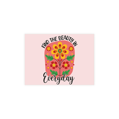 Find the Beauty Postcards Inspirational Floral Postcard Set